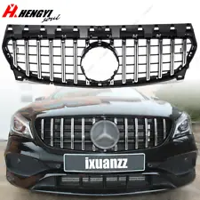 For CLA W117 CLA200 CLA250 CLA45 2017 2018 Silver Front Bumpe Grill Grille GT R