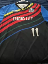 Preki 1997 Kansas City Wizards Replica Jersey Size Large (SEE DESCRIPTION)