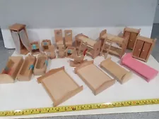 Dolls House Wooden Furniture Bundle Joblot