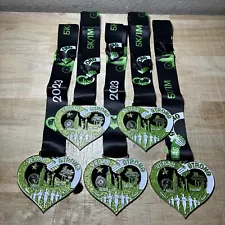 Set Of 5 Vegas Strong 2023 5K/1M Marathon Medals