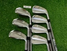 Titleist 2023 T100 Forged Irons 4-P AMT Tour White S300 Stiff Steel Mint