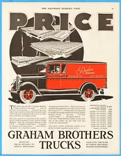 1928 Graham Brothers Panel Truck Ad Dodge Brothers Truck Readers Markets