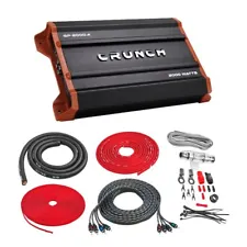 GP-2000.4 | 2000W Four Channel Amplifier w/ Amp Kit | Crunch