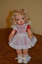 VTG. 16" TERRI LEE 1954 HEART FUND DOLL ALL ORIGINAL NEAR MINT CONDITION ++