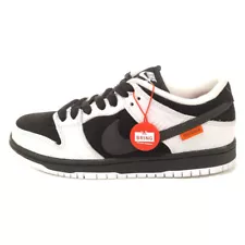 NIKE SB x Tightbooth Dunk Low Pro QS Tight Booth Cut Sneakers White Black