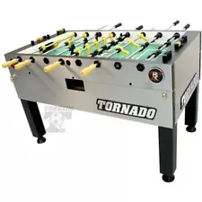 Tornado T-3000 Foosball Table In Silver Non-Coin Home Model