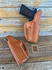 Vintage Don Hume H722 Brown Leather Holster For Colt 1911 Kimber Para S&W .45