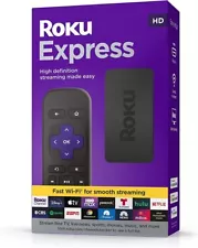 New ListingRoku Express HD 3960R Streaming Media Player w/ Remote