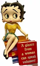 Betty Boop Figurine A Glance Can Speak Volumes It’s A Girl Thing Danbury Mint