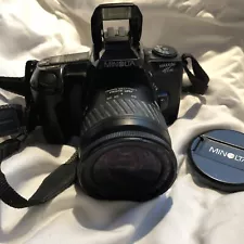 Minolta 35mm Maxxum HT Si AF 28-80 Zoom Lens With Cover Extra Batteries