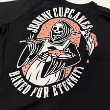 Johnny Cupcakes Black XL T-Shirt Don’t Fear The Dealer Cake Dealer Exclusive