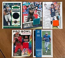 football jersey card lot HUGE DISCOUNTð¥Leonard Fournette Rookie Card Saleð¥ð¥ð¥