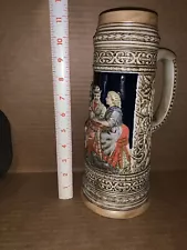 Large 11 1/2 Ceramarte Beer Stein Made In Brazil