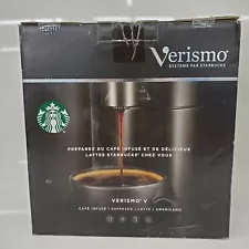 Starbucks Verismo V K-Fee Espresso/Latté/Brew Coffee Machine Black IOB & SEALED