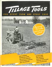 IH McCormick Farmall Tillage Tools Brochure Disk Spring Peg Tooth Harrows Packer