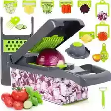 14/16 in 1 Multifunctional Vegetable Chopper Onion Chopper Handle Food Grate