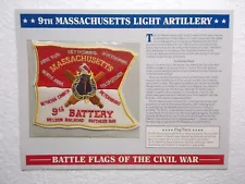 Willabee & Ward Battle Flags of the Civil War 9th Massachusetts Light Artillery