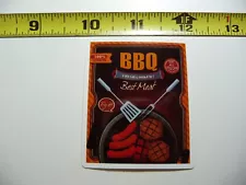 BBQ COOKOUT DECAL STICKER RESTAURANT FOOD TRUCK LOGO EAT MENU