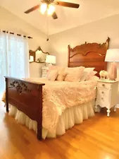 Antique Queen Size Bed Frame