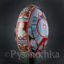 Real Ukrainian Pysanka Goose Pysanky Best by Halyna, Easter Egg.