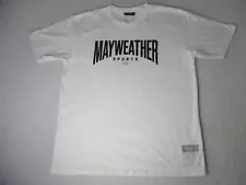 Mayweather Sports T Shirt Mens Size XL TMT White Rare Floyd Boxing Cotton