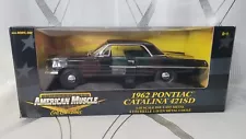 American Muscle ERTL 1962 Pontiac Catalina 421SD in Black 1:18 Car! NIB! 108