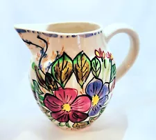 Blue Ridge China Virginia Hand Painted Underglaze Southern Potteries USA Pitcher