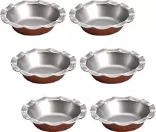 Tosnail 6 Pack 5 Mini Fluted Tart Pan, Pie Small Mold, Nonstick Quiche for