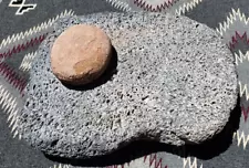 Native American Indian Metate Grinding Stone + Mano - Large Flat Likely Sinagua