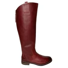 Final Sale - Franco Sarto Meyer High Shaft Boots Bordeaux Leather Size 8M