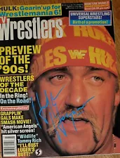 HULK HOGAN signed MAGAZINE, wwe, wcw, aew, ecw