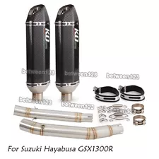 Exhaust Muffler Pipe Middle Link Pipe For Suzuki Hayabusa GSX1300R 2008~2020