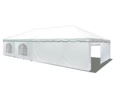 Commercial Frame Tent w Sidewalls 20x40 White Canopy Waterproof Event Party