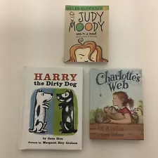 American Girl Doll McKenna Loft Bed Books Judy Moody Harry Dog Charlottes Web