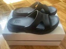 Givenchy Marshmallow Platform Slides Black Size 43 EUR NIB