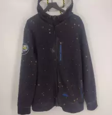 Nike 6.0 Galaxy Outer Space Universe Stars Full Zip Hoodie Sweatshirt Mens XXL