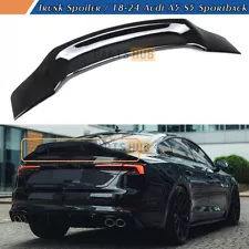 For 18-24 Audi A5 S5 RS5 Sportback Duckbill RT Style Glossy Black Trunk Spoiler (For: 2018 Audi S5 Sportback)