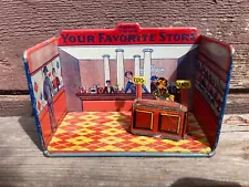 VTG 1920'S MARX HOME TOWN SERIES TIN TOY YOUR FAVORITE STORE