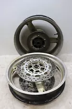 1999-2002 Yamaha Yzf R6 Front & Rear Rim Wheel Set W/ Brake Rotors (For: 2002 Yamaha YZF R6)