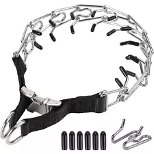 Prong Collar for Dogs, Pinch Collar with Stainless Steel Buckle