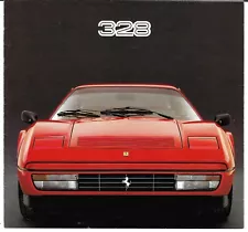 Ferrari 328 1985-88 Italian & Export Markets Multilingual Foldout Sales Brochure