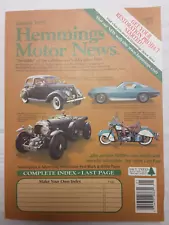 Hemmings Motor News mag Jan 1999 NEW 29 Chevrolet 67 Chrysler 54+66 CorvetteRARE