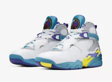 Air Jordan 8 White Aqua WOMENS CI1236-100