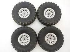 4x Axial 2.2" BFGoodrich Krawler T/A 1/10 Rock Crawler Tires on METAL 12MM WHEEL