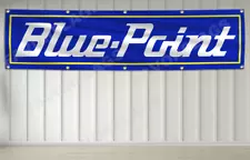 Blue Point Banner Flag 2X8ft Snap On Tools Box Tools Garage Shop Man Cave Decor