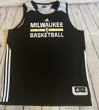 Milwaukee Bucks NBA Reversible Adidas Practice Jersey Men’s Sz. 2XL Length +2