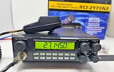 Ranger RCI-2970N2 10-12 Meter AM FM SSB Radio, Has Mic, Bracket and Box