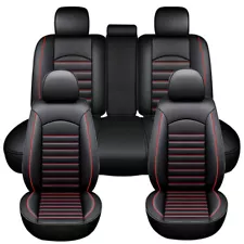 Suitable for Honda Imitation Leather Car Seat Cover Full Set Open Box Cheap Sale (For: Honda Accord)