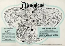 1957 Disneyland Map - Poster 20x30