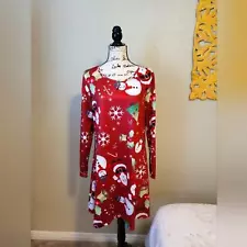 Christmas Dress, santa, festive, snowman